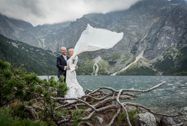 fotografia ślubna morskie oko